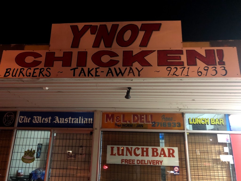 Ynot Chicken! | restaurant | 3 Beechboro Rd S, Bayswater WA 6053, Australia