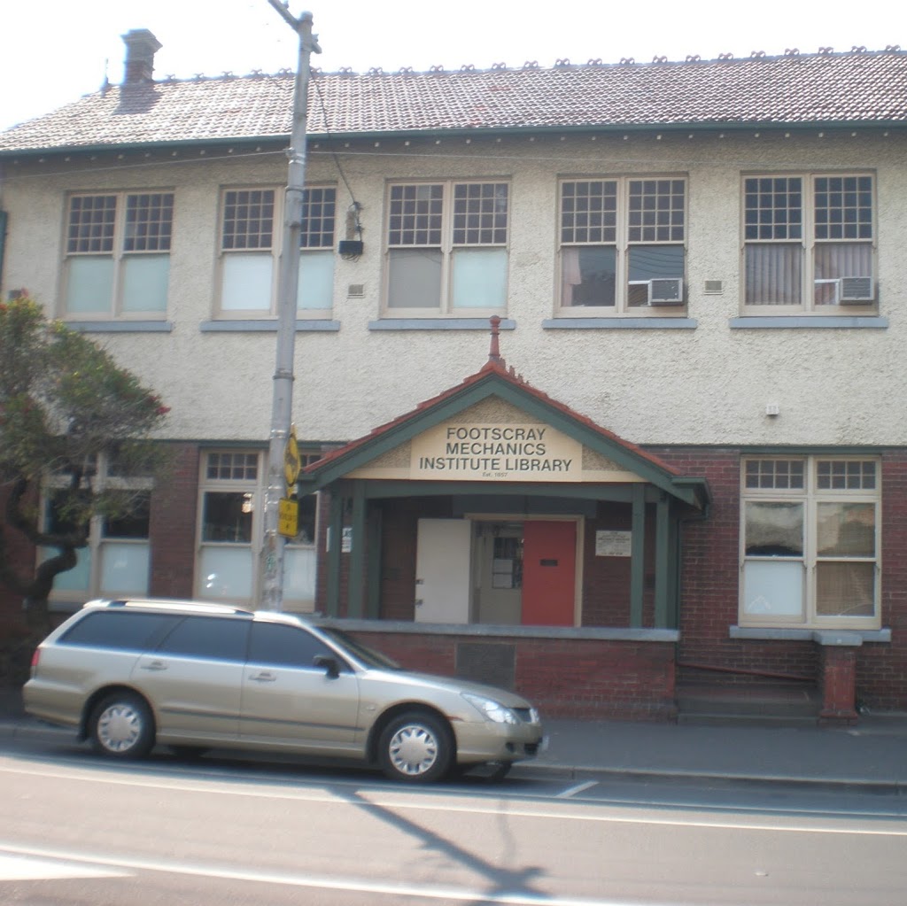 Footscray Mechanics’ Institute Inc. Library | library | 209 Nicholson St, Footscray VIC 3011, Australia | 0396871935 OR +61 3 9687 1935