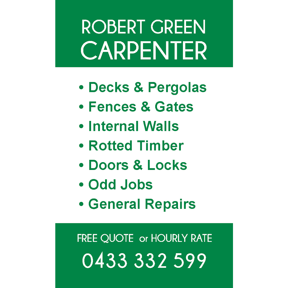 Robert Green Carpenter | home goods store | 16 Stevens Rd, Forest Hill VIC 3131, Australia | 0433332599 OR +61 433 332 599