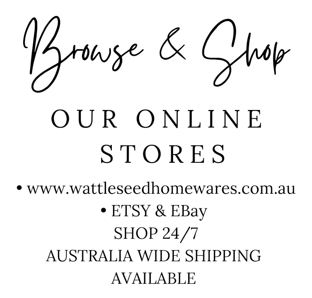 Wattleseed Homewares | Rons Rd, Regency Downs QLD 4341, Australia | Phone: 0468 348 160