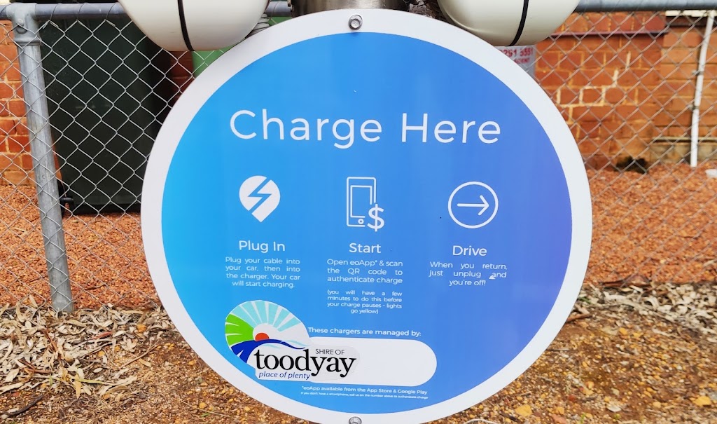 Electric Vehicle Charging Station | 6 Duke St N, Toodyay WA 6566, Australia | Phone: (08) 9574 9380