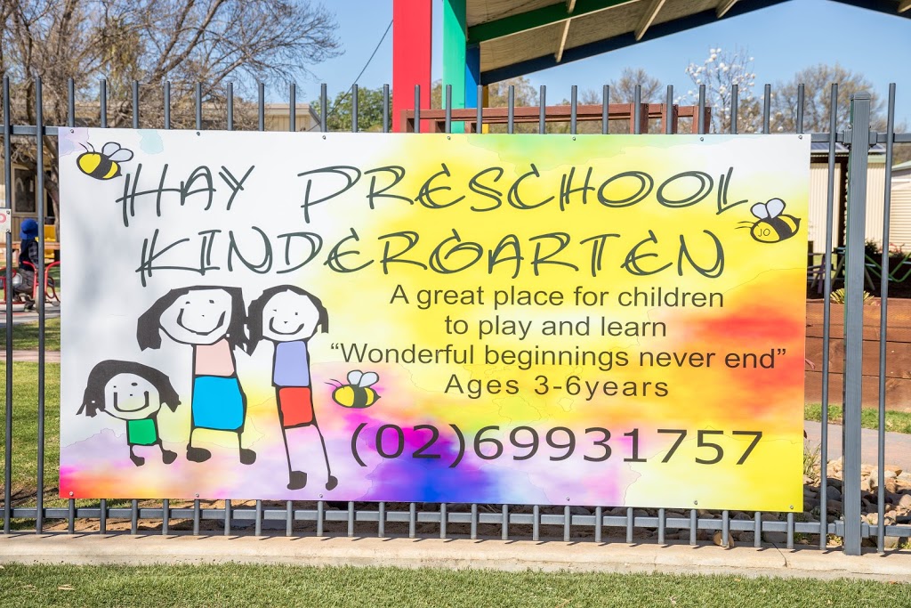 Hay PRE-School Kindergarten Inc. | school | 348 Church St, Hay NSW 2711, Australia | 0269931757 OR +61 2 6993 1757