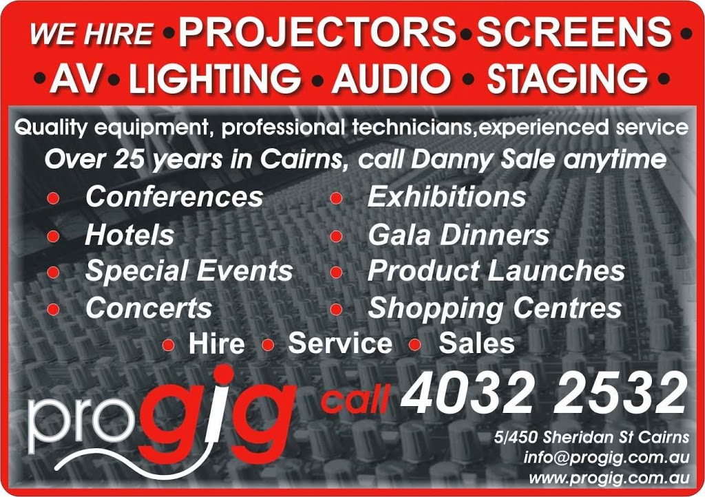 Progig | electronics store | 48 Arnold St, Aeroglen QLD 4870, Australia | 0408183660 OR +61 408 183 660