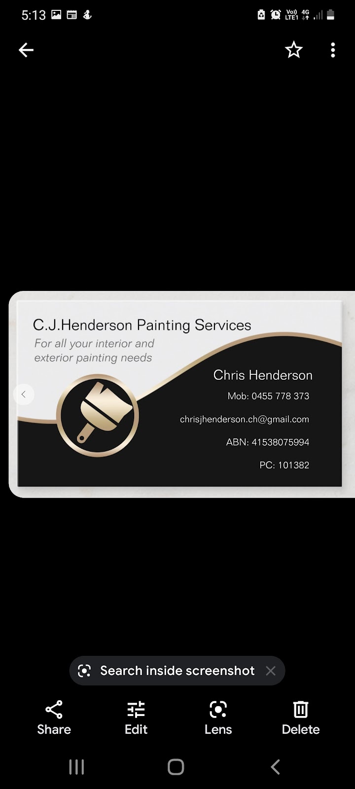 C.J.Henderson Painting Services |  | 11 Brentford Parade, Wellard WA 6170, Australia | 0455778373 OR +61 455 778 373