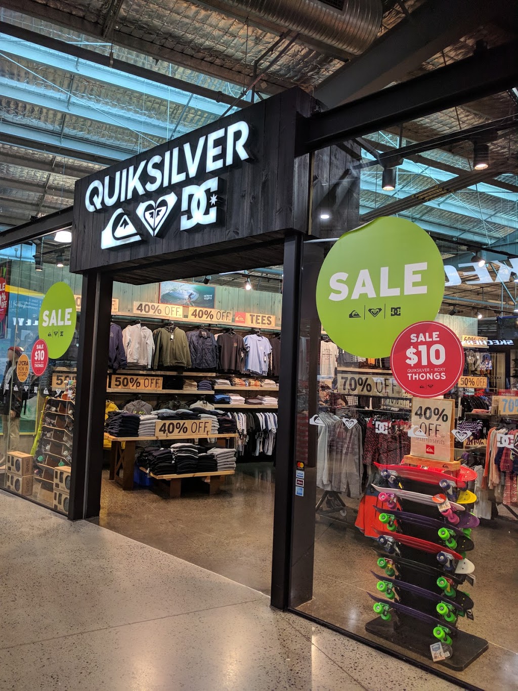 Quiksilver | clothing store | 100 Bulla Rd, Essendon Fields VIC 3041, Australia | 0393743216 OR +61 3 9374 3216