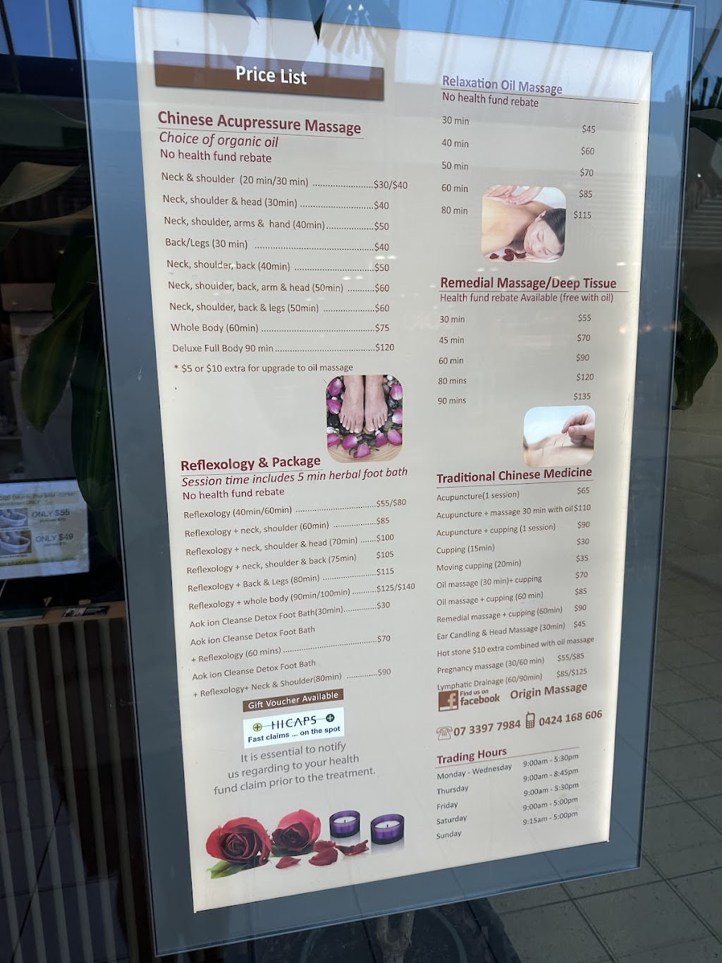 Origin Massage | Shop 6/700 Logan Rd, Greenslopes QLD 4120, Australia | Phone: (07) 3397 7984