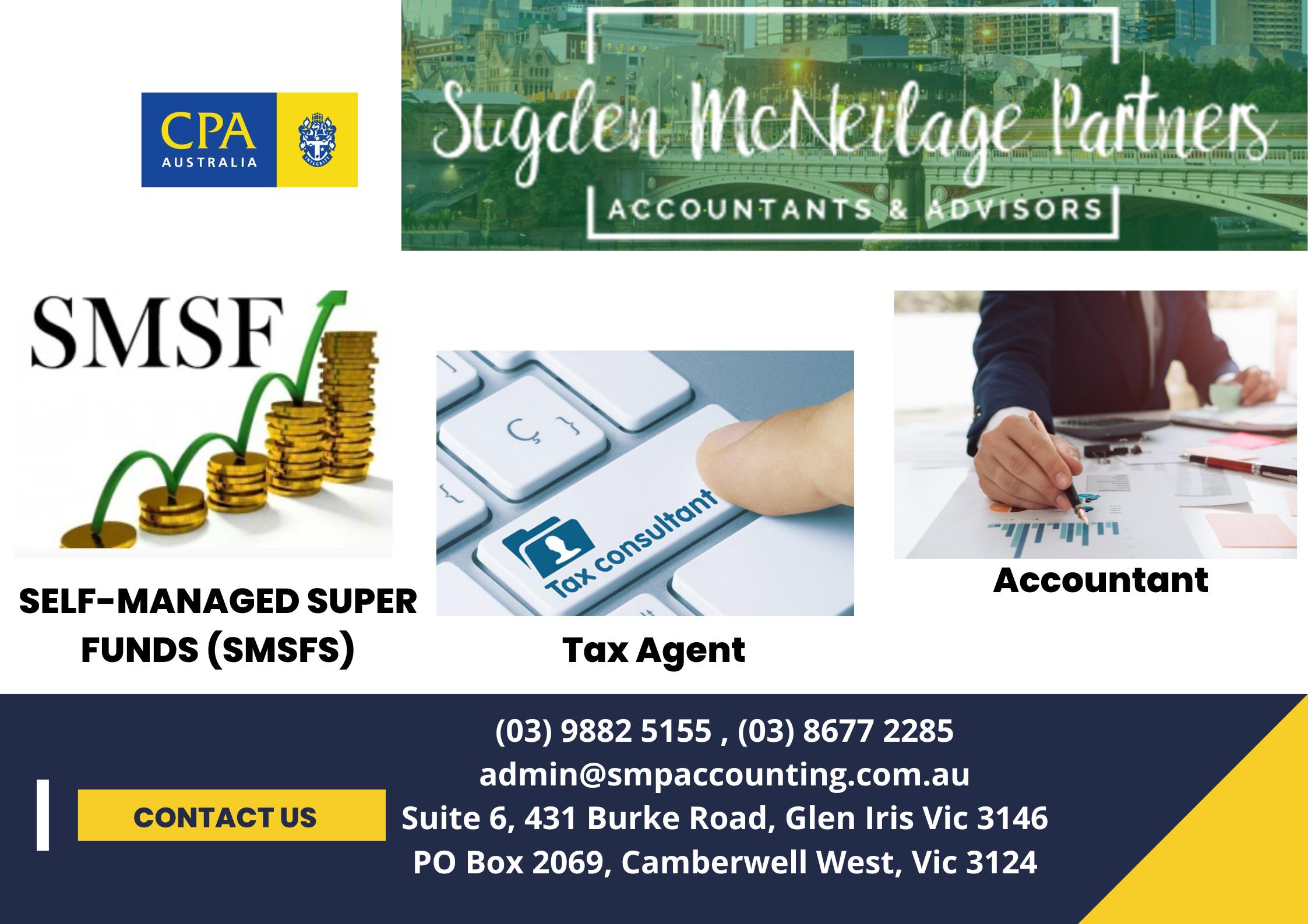 Sugden McNeilage Partners | Suite 6/431 Burke Rd, Glen Iris VIC 3146, Australia | Phone: (03) 9882 5155