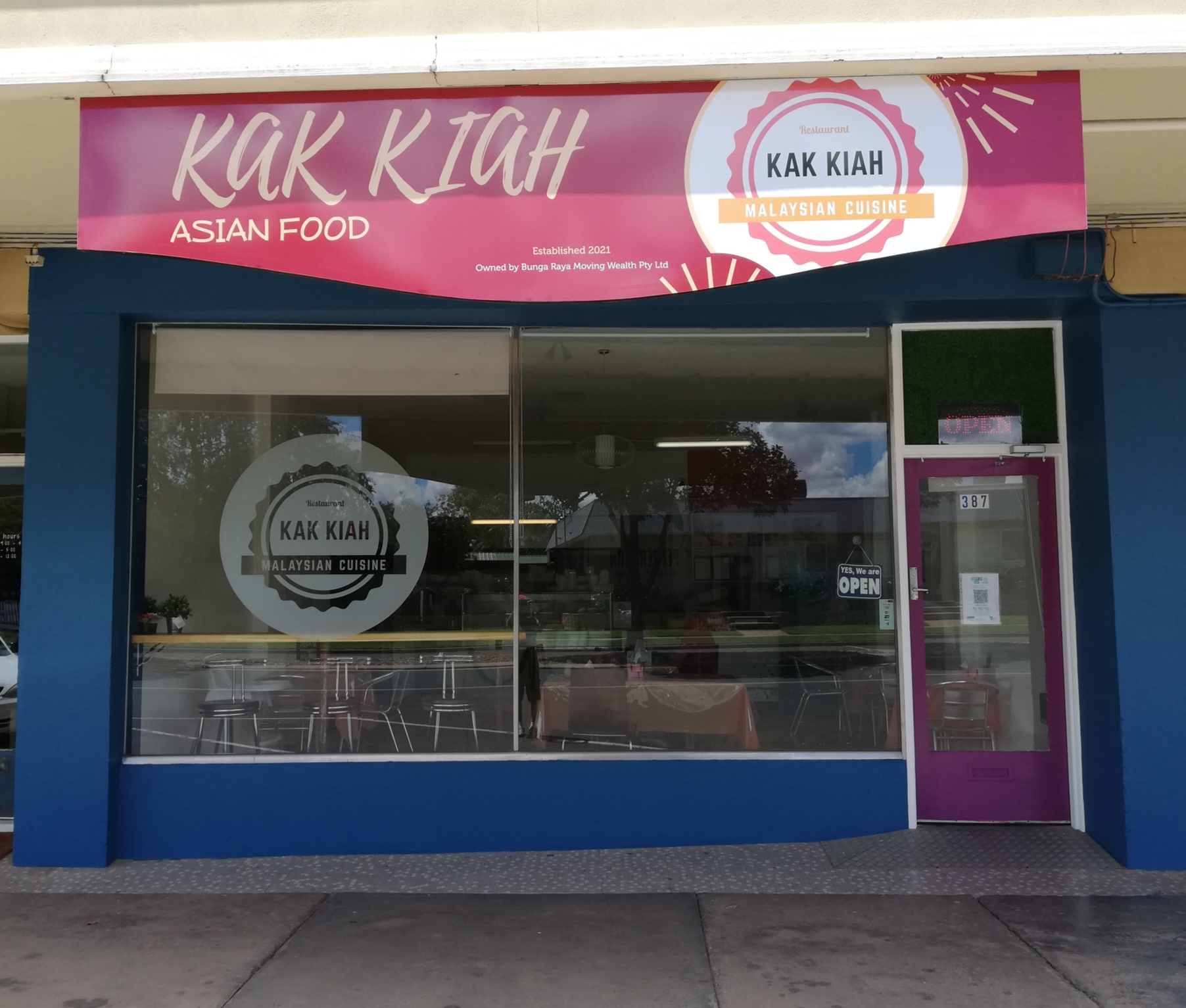 Restaurant Kak Kiah Malaysian Cuisine | 387 Campbell St, Swan Hill VIC 3585, Australia | Phone: 0400780591