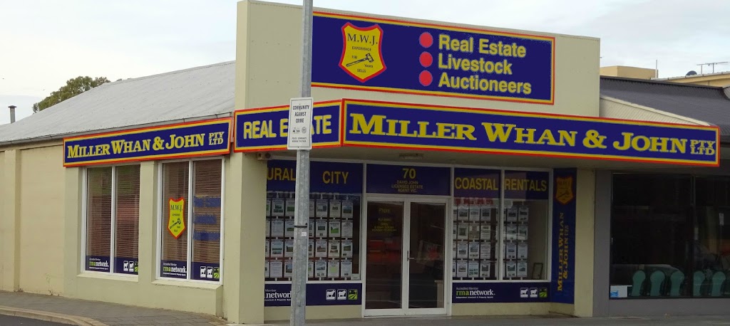 Miller Whan & John | real estate agency | 70 Commercial St W, Mount Gambier SA 5290, Australia | 0887231066 OR +61 8 8723 1066