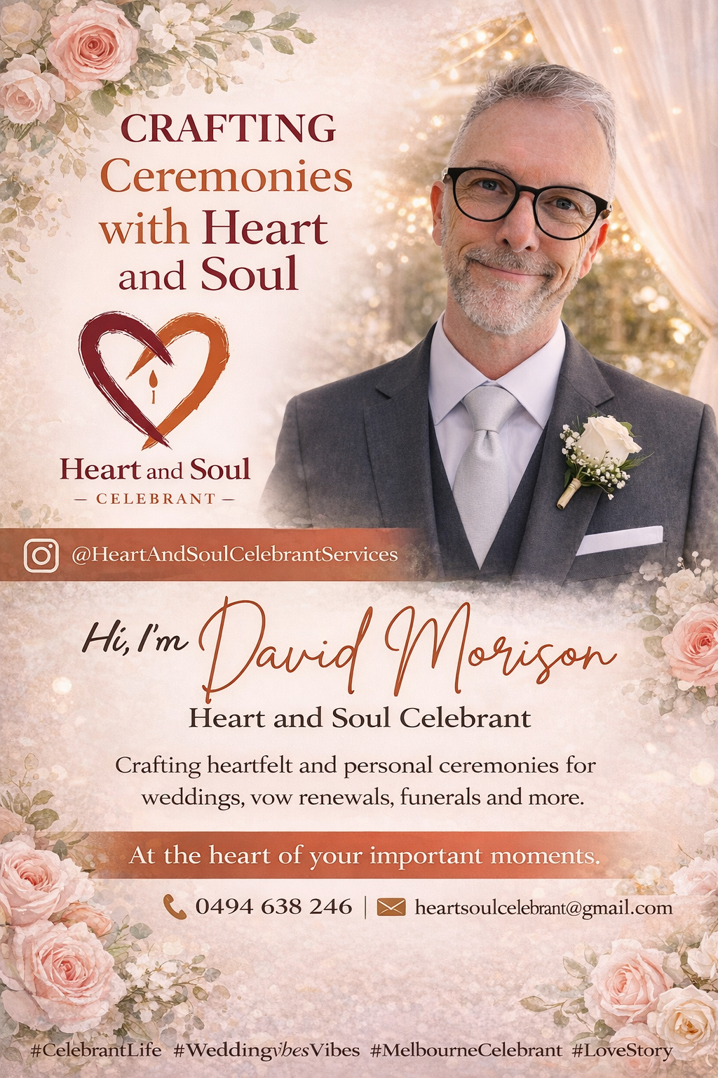 Heart and Soul Celebrant | 28 Reid Ln, Bass VIC 3991, Australia | Phone: 0494 638 246