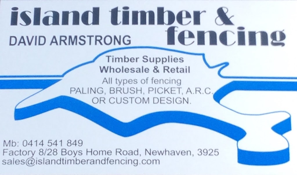 Island Timber & Fencing | 28 Boys Home Rd, Newhaven VIC 3925, Australia | Phone: 0414 541 849