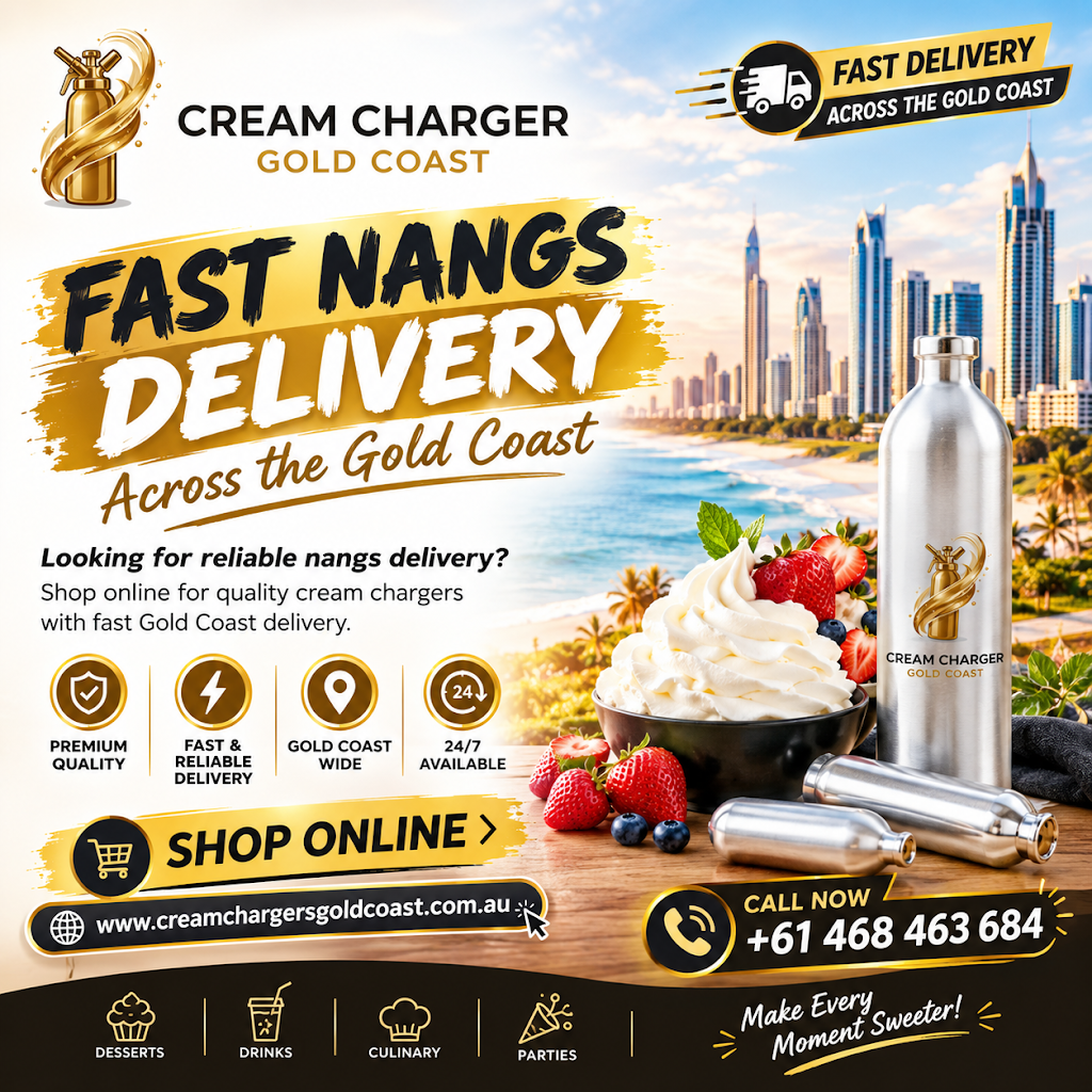 Cream Chargers Gold Coast | Shade No: 267, 16 Pinter Dr, Southport QLD 4215, Australia | Phone: 0468 463 684