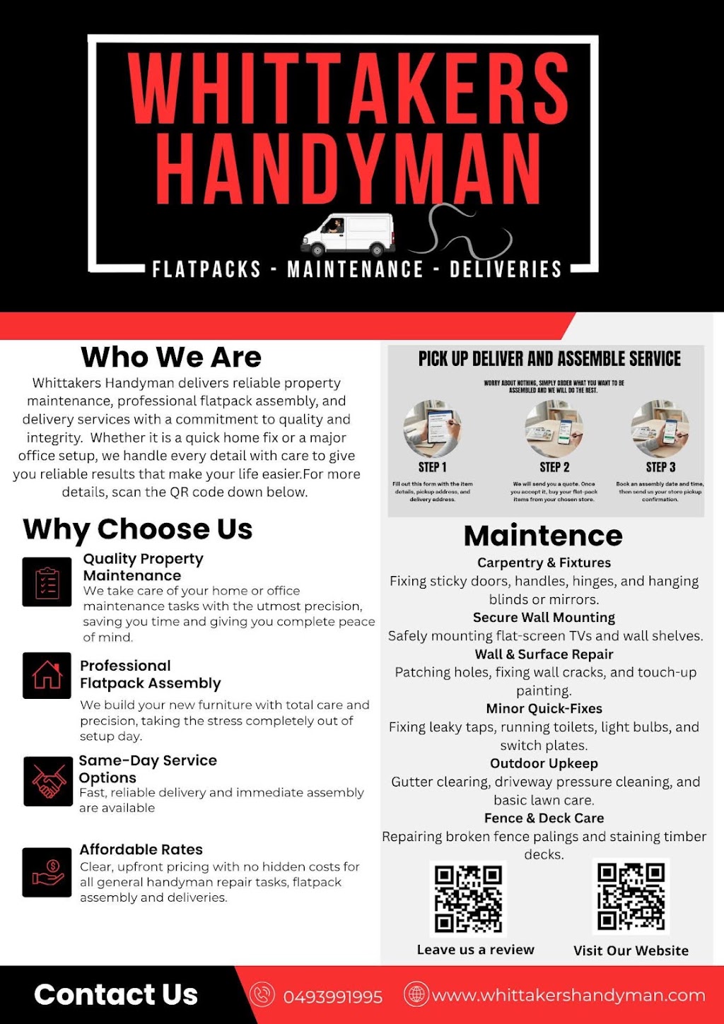 Whittakers Handyman | 3 Muscio St, Colyton NSW 2760, Australia | Phone: 0493 995 991