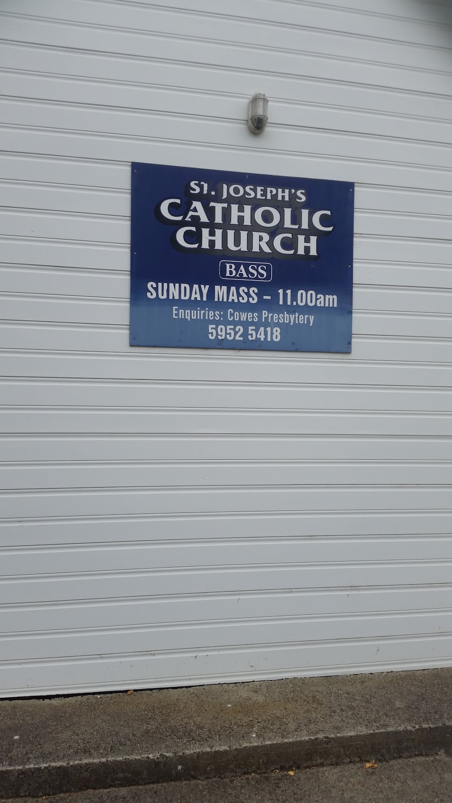 St Joseph’s catholic Church | church | 20 Bass Rd, Bass VIC 3991, Australia | 0359525418 OR +61 3 5952 5418
