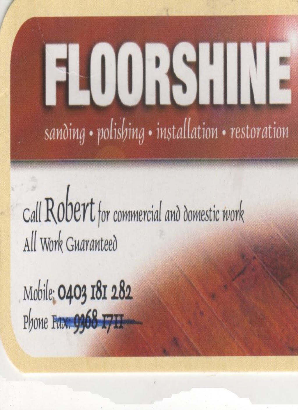 Floorshine | 11/241 Ferndale Cres, Ferndale WA 6148, Australia | Phone: 0403 181 282