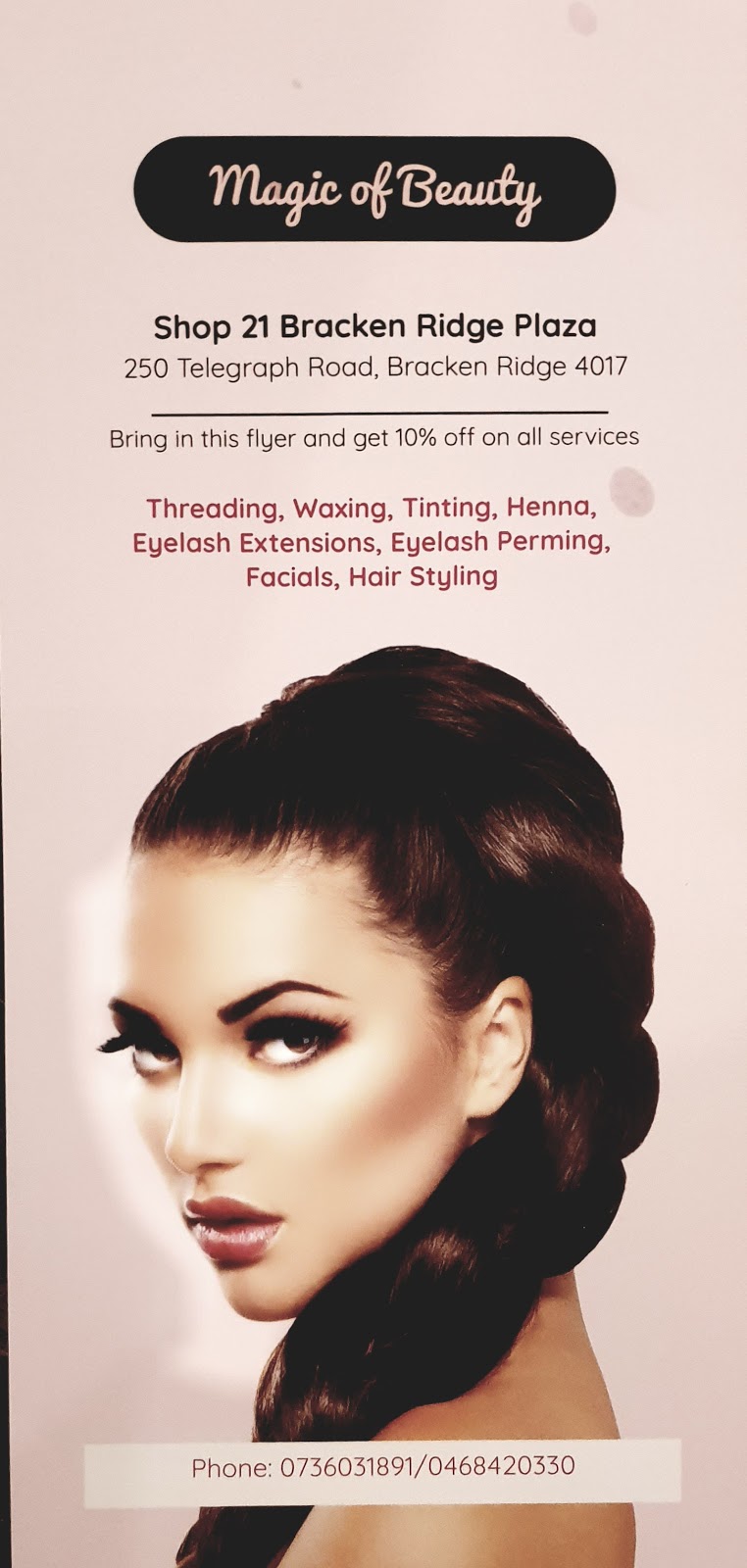 Magic of beauty | 250 Telegraph Rd, Bracken Ridge QLD 4017, Australia | Phone: (07) 3603 1891