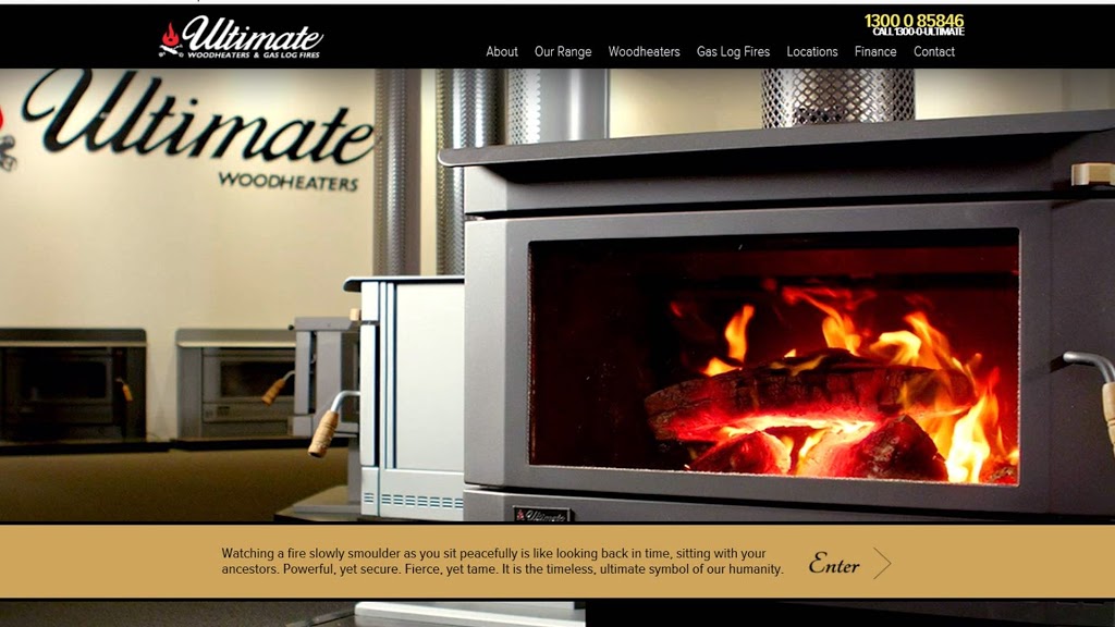 Ultimate Woodheaters and Gaslog Fires | home goods store | 145 S Gippsland Hwy, Dandenong South VIC 3175, Australia | 0397937520 OR +61 3 9793 7520