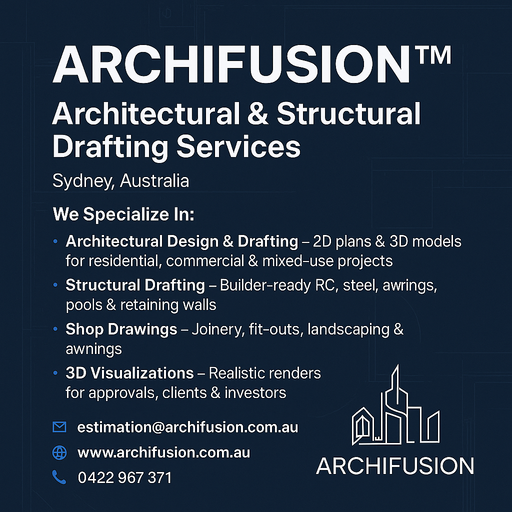ArchiFusion | 23 Victory Rd, Colebee NSW 2761, Australia | Phone: 0422 967 371