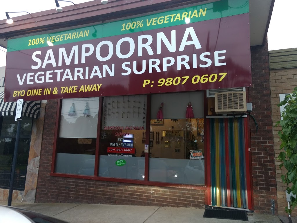 Sampoorna Vegetarian Surprise Indian Restaurant  11 Essex Rd, Mount