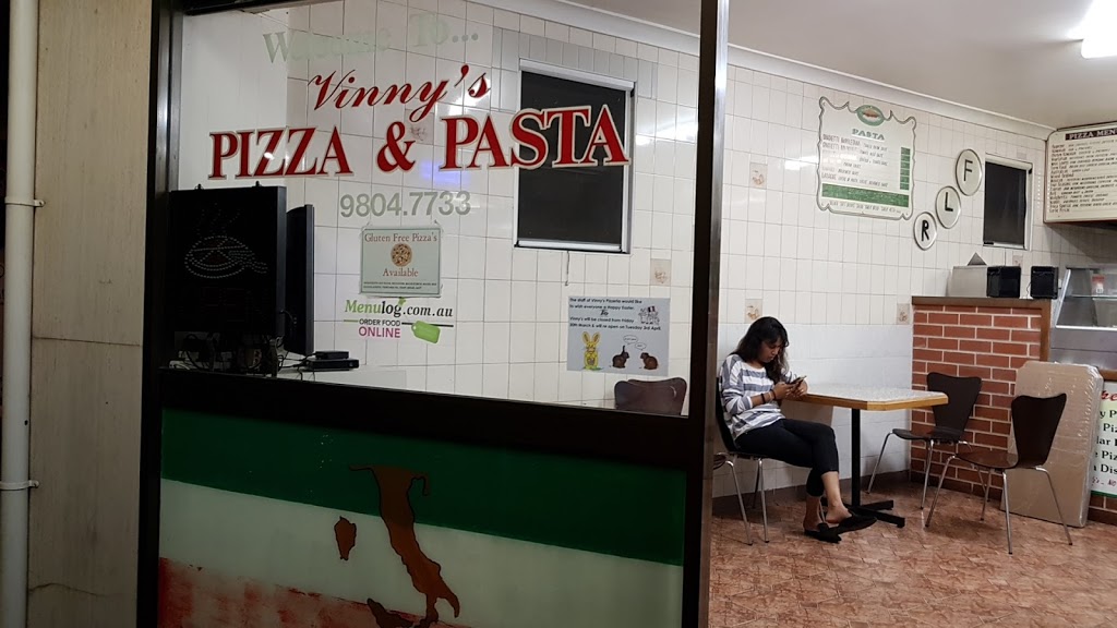 Vinnys Pizza & Pasta | 4A Corunna Rd, Eastwood NSW 2122, Australia | Phone: (02) 9804 7733