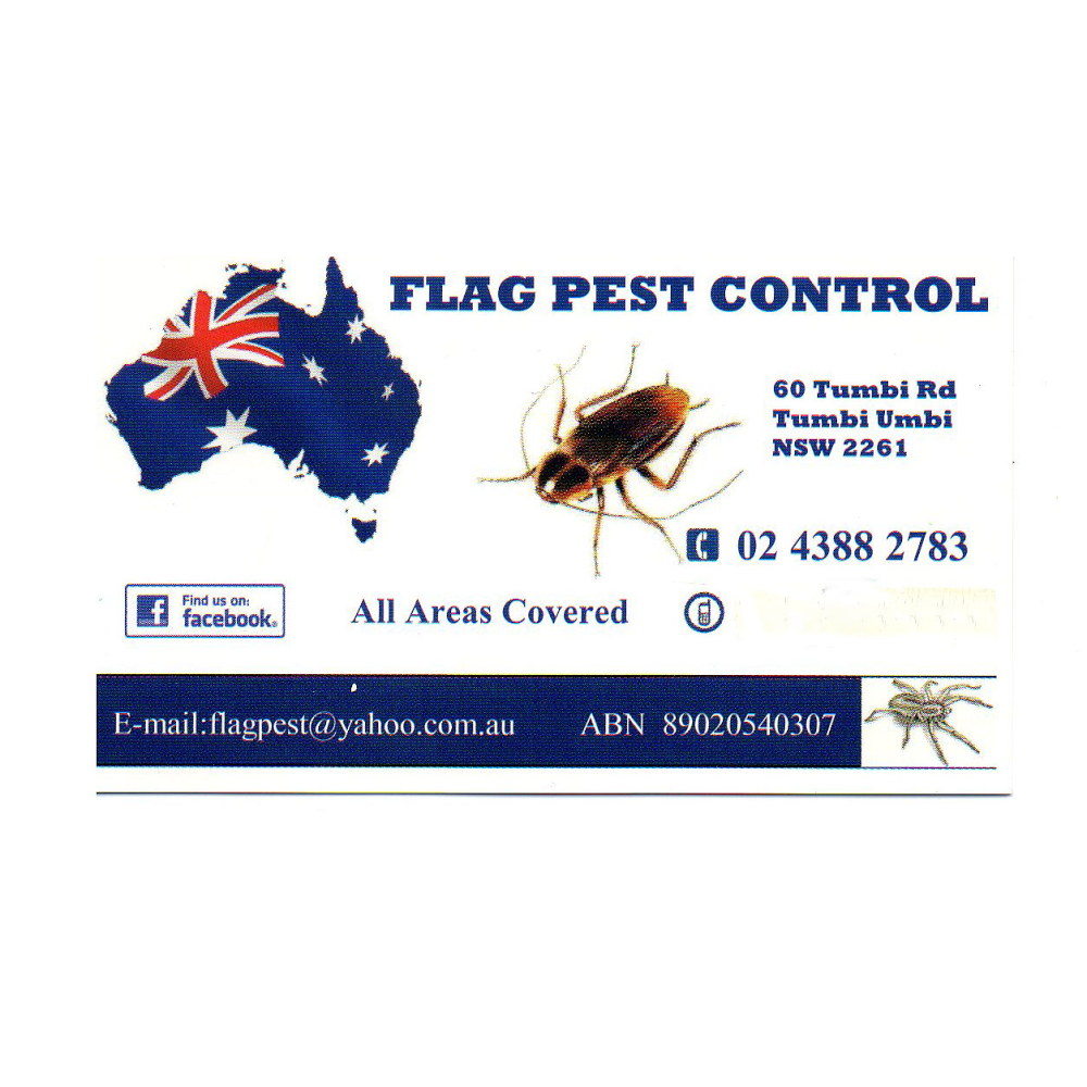 Flag Pest Control | home goods store | 60 Tumbi Rd, Tumbi Umbi NSW 2261, Australia | 0243882783 OR +61 2 4388 2783
