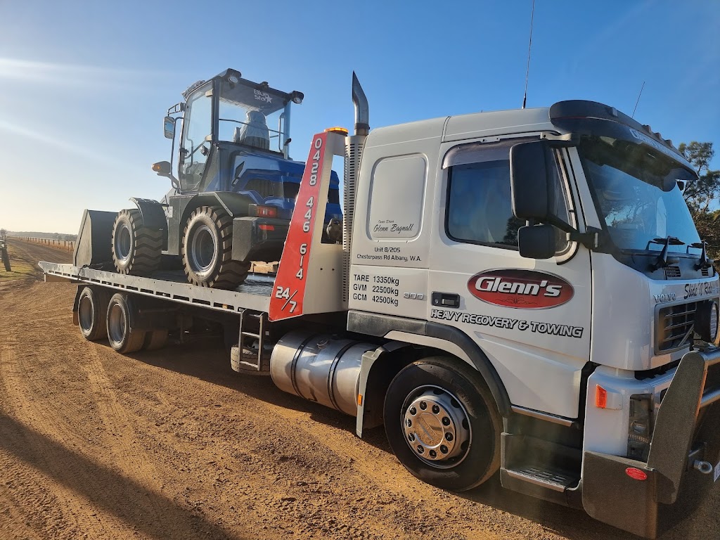 Glenns Heavy Recovering and Towing & Tilt Tray service | Unit 8/205 Chester Pass Rd, Albany WA 6330, Australia | Phone: 0428 446 614