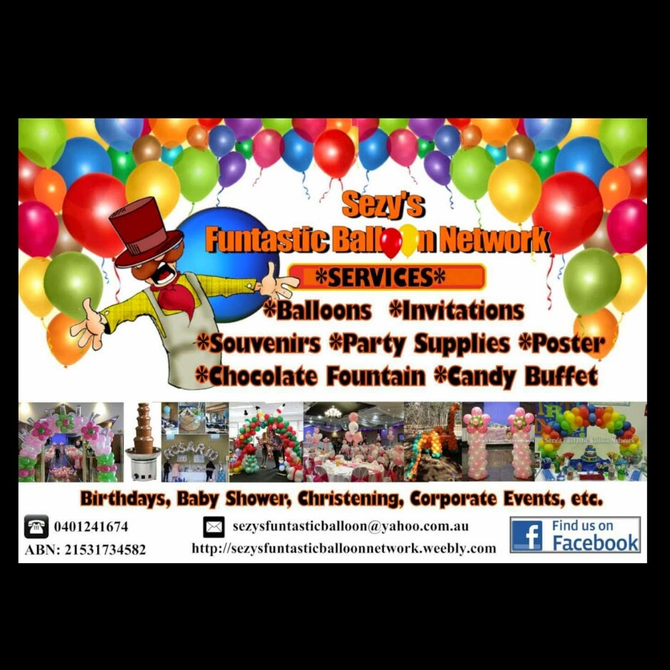 Sezys Funtastic Balloon Network | home goods store | 22 Millard Cres, Plumpton NSW 2761, Australia | 0401241674 OR +61 401 241 674