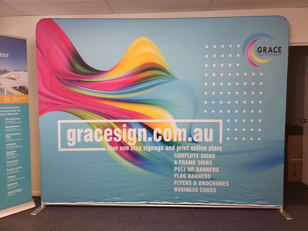 Grace Sign & Display | 15/5-7 Cairns St, Loganholme QLD 4129, Australia | Phone: (07) 3801 2709