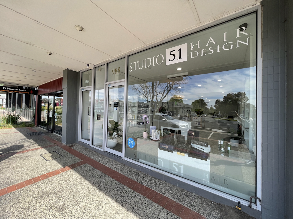 Studio 51 Hair Design | 988 Doncaster Rd, Doncaster East VIC 3109, Australia | Phone: (03) 9842 2222