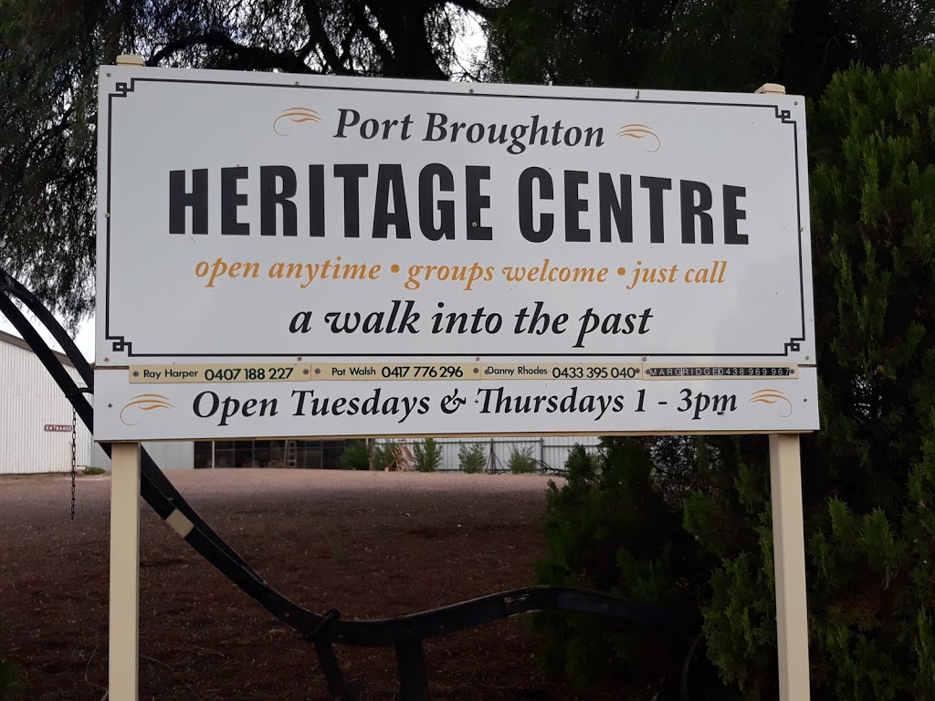 Port Broughton Heritage Centre | museum | 10 Edmund St, Port Broughton SA 5522, Australia | 0886352224 OR +61 8 8635 2224