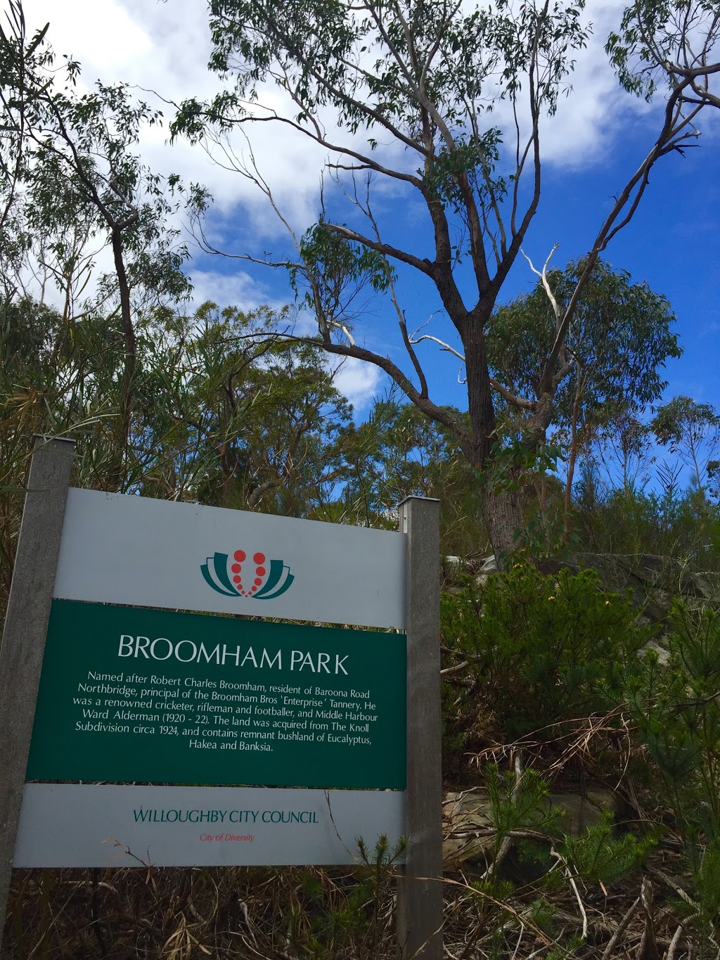 Broomham Park | park | Byora Cres, Northbridge NSW 2063, Australia