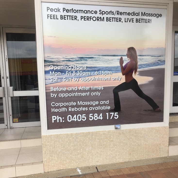 Peak Performance Sports & Remedial Massage | health | 80 Gardiner Rd, Waterford QLD 4207, Australia | 0405584175 OR +61 405 584 175