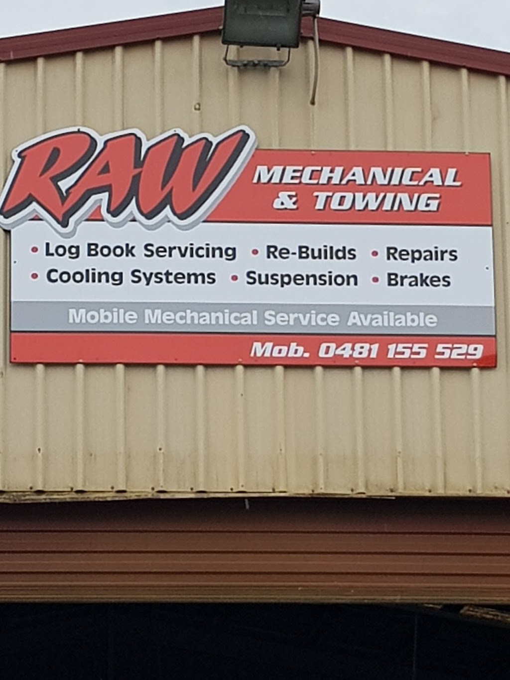 RAW Mechanical and Towing | car repair | 62 Centenary Pl, Logan Village QLD 4207, Australia | 0481155529 OR +61 481 155 529