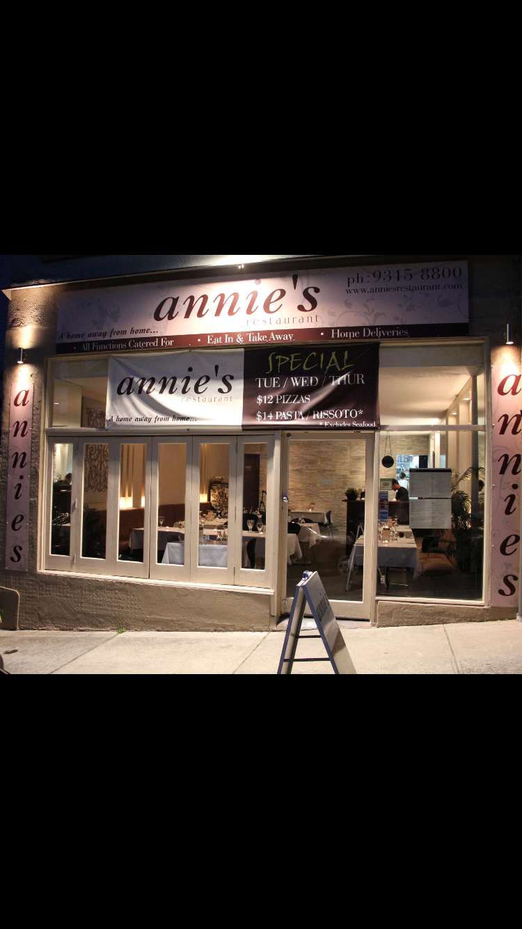 Annies Restaurant Coogee | 104 Beach St, Coogee NSW 2034, Australia | Phone: (02) 9315 8800