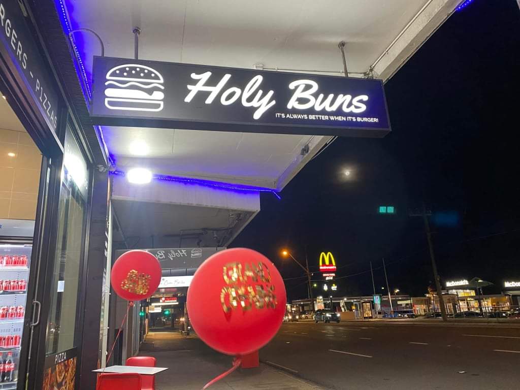 Holy Buns | restaurant | Shop 1/343 Rocky Point Rd, Sans Souci NSW 2219, Australia | 0285801274 OR +61 2 8580 1274