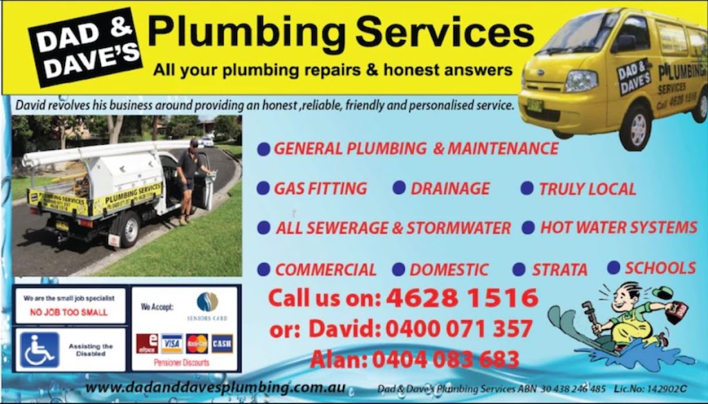 Dad and Daves Plumbing | plumber | 44 McNeill Cct, Oran Park NSW 2570, Australia | 0400071357 OR +61 400 071 357