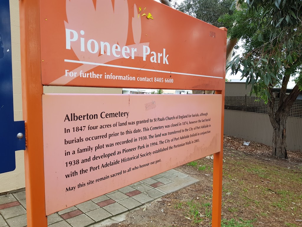 Pioneer Park | Parker St, Alberton SA 5014, Australia