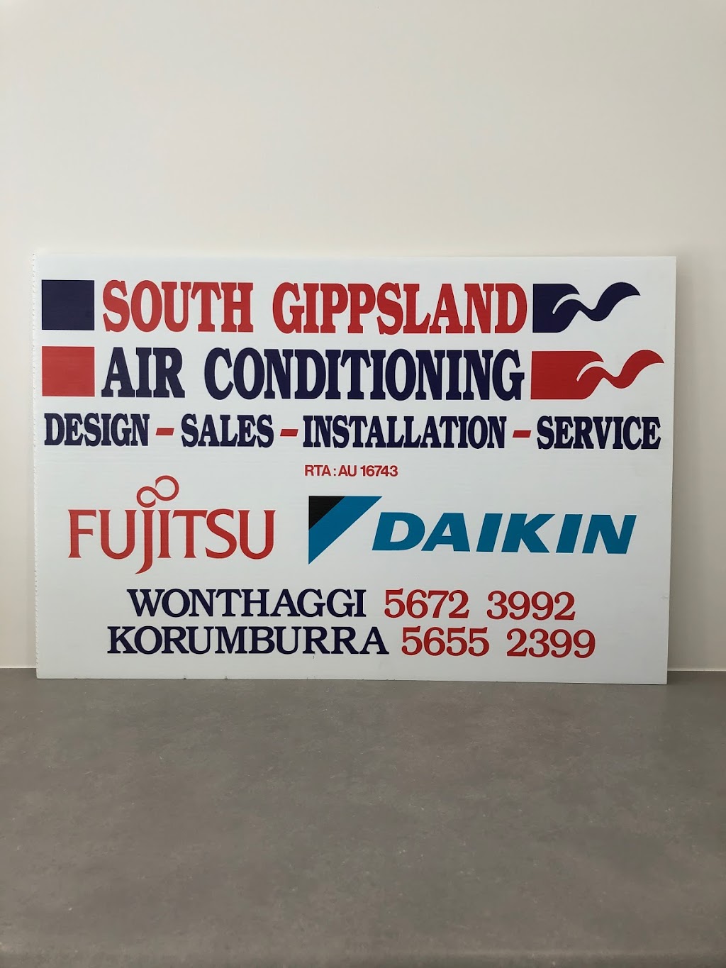 South Gippsland Air Conditioning | general contractor | Factory 1/3 Adkins St, Korumburra VIC 3950, Australia | 0356552399 OR +61 3 5655 2399