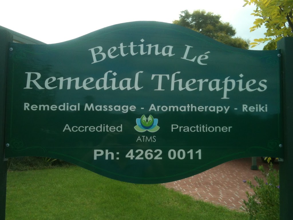 Bettina Le Remedial Therapies | health | 40 Kundle St, Dapto NSW 2530, Australia | 0242620011 OR +61 2 4262 0011