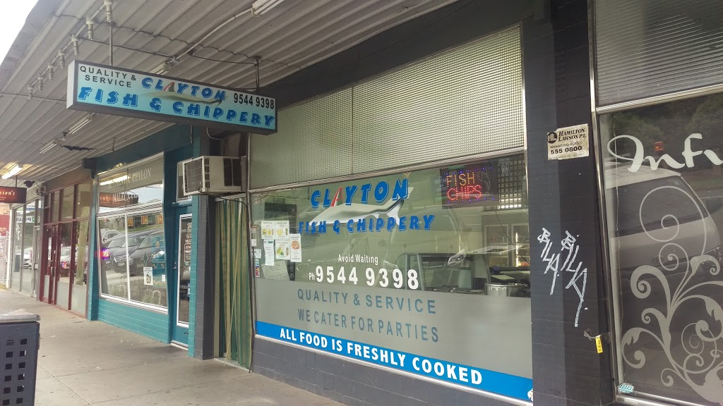 Clayton Fish & Chips | meal takeaway | 1302 Centre Rd, Clayton VIC 3168, Australia | 0395449398 OR +61 3 9544 9398