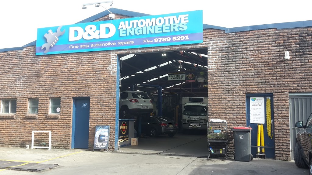 D&D Automotive Engineers | car repair | 1/11A Harp St, Campsie NSW 2194, Australia | 0297895291 OR +61 2 9789 5291