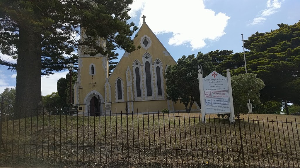 Saint George The Martyr Anglican Church | church | Corner of Hobson and, Mercer St, Queenscliff VIC 3225, Australia | 0352584624 OR +61 3 5258 4624