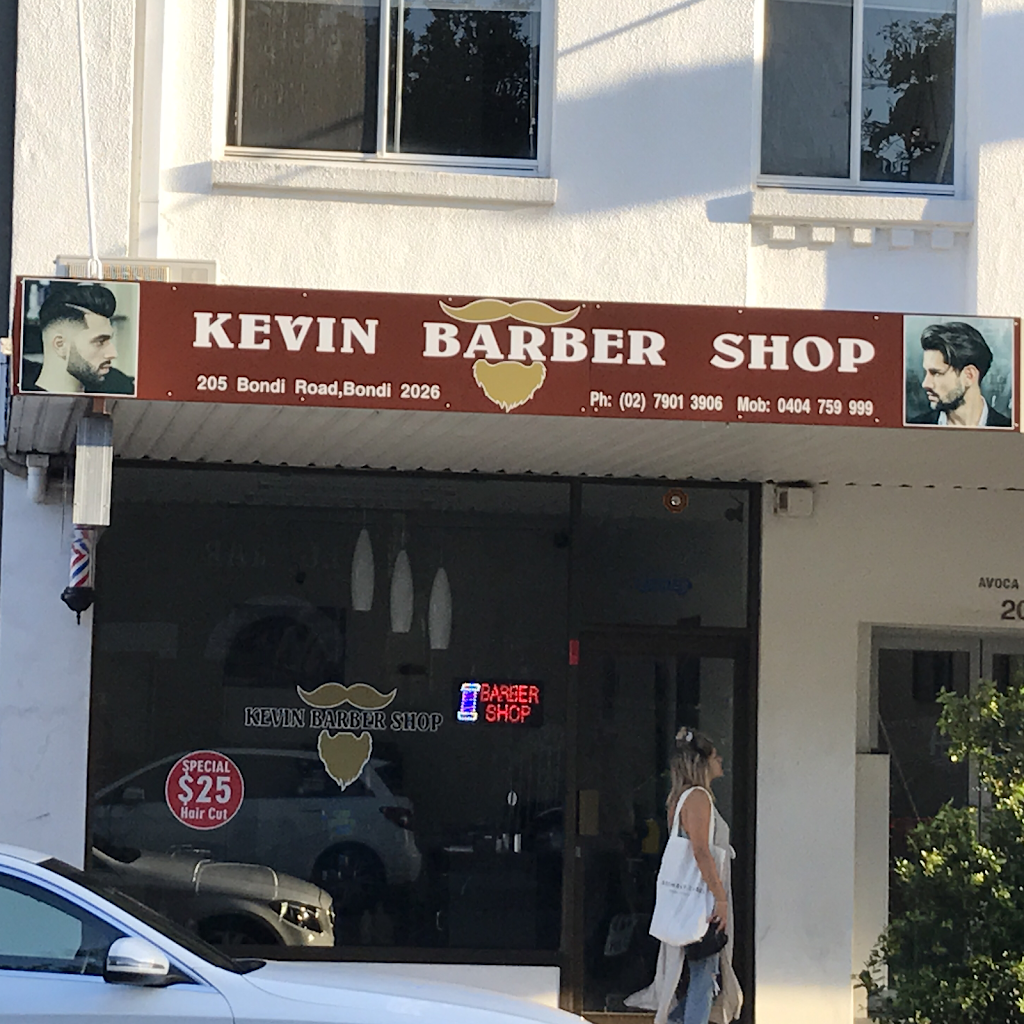 Kevin Barber Shop | 205 Bondi Rd, Bondi NSW 2026, Australia | Phone: (02) 7901 3906