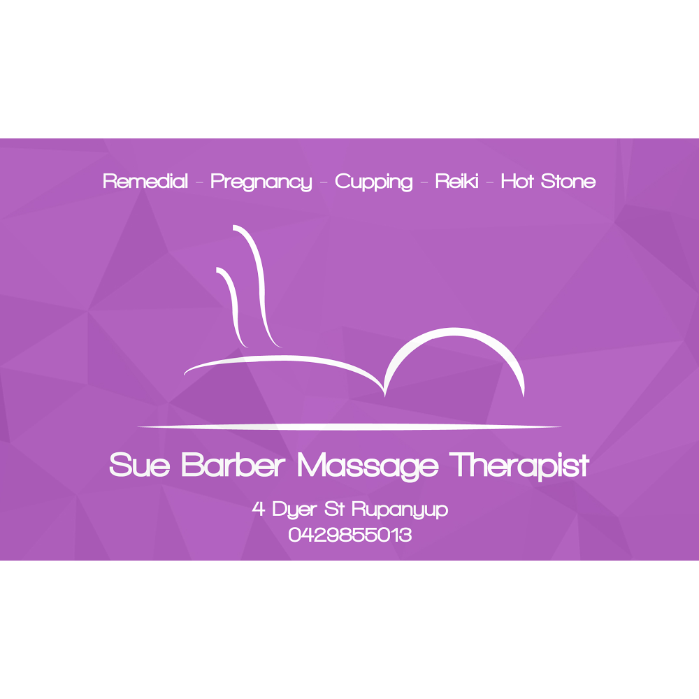 Sue Barber Massage Therapist |  | 4 Dyer St, Rupanyup VIC 3388, Australia | 0429855013 OR +61 429 855 013