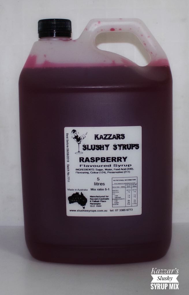 Kazzars Slushy Syrups | 2 Isobel St, Clontarf QLD 4019, Australia | Phone: (07) 3385 6773