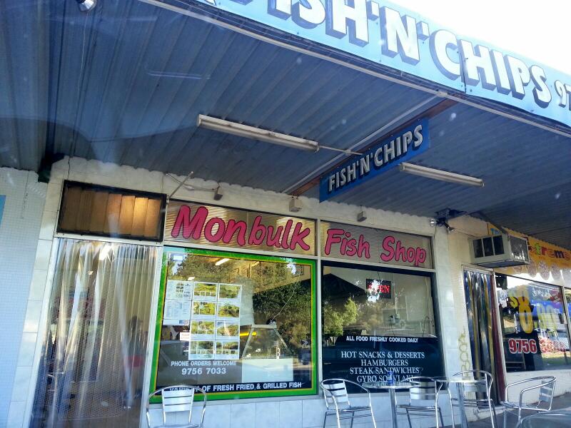 Monbulk Fish n Chips | meal takeaway | 134 Main Rd, Monbulk VIC 3793, Australia | 0397567033 OR +61 3 9756 7033
