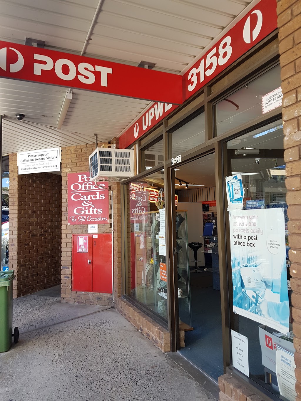 Australia Post - Upwey LPO | post office | Shop 2/23-27 Main St, Upwey VIC 3158, Australia | 0397545124 OR +61 3 9754 5124