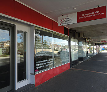 Allas Music Studio Bentleigh East | 627 Centre Rd, Bentleigh East VIC 3165, Australia | Phone: (03) 9942 4066