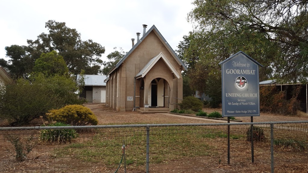 Goorambat Uniting Church | church | 97 Halls Rd, Goorambat VIC 3725, Australia | 0457641282 OR +61 457 641 282