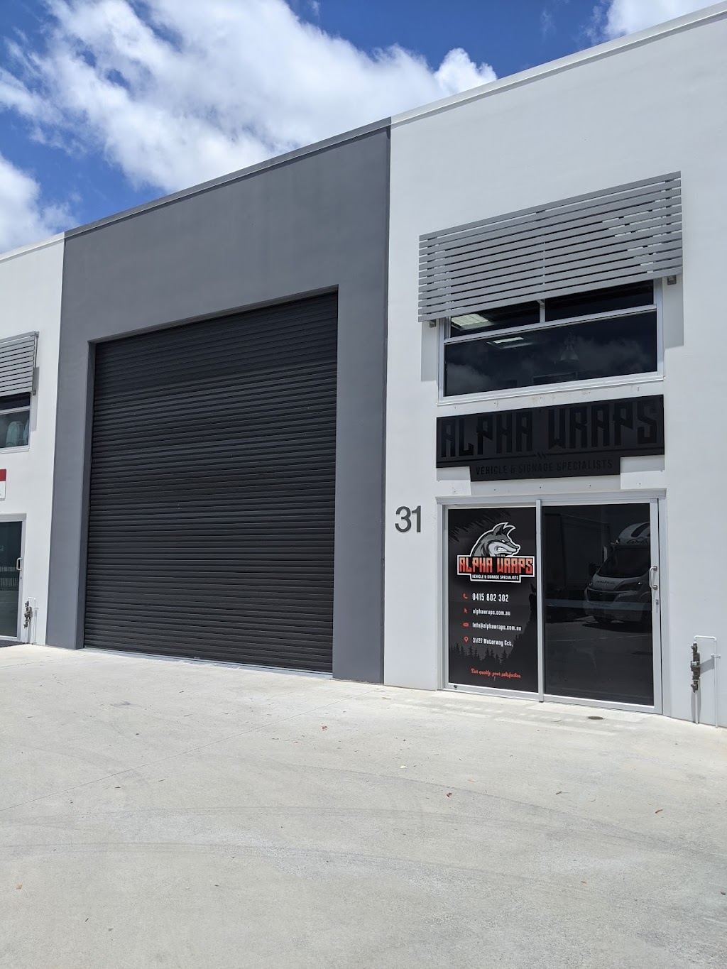 Alpha Wraps | Unit 31/27 Motorway Cct, Ormeau QLD 4208, Australia | Phone: 0415 802 302